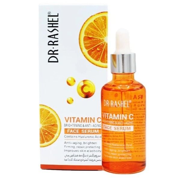 Dr. Rashel Whitening Vitamin C Serum – 20% Vitamin C, Vitamin E & Hyaluronic Acid – Brightening & Anti-Aging Facial Serum – 30ml